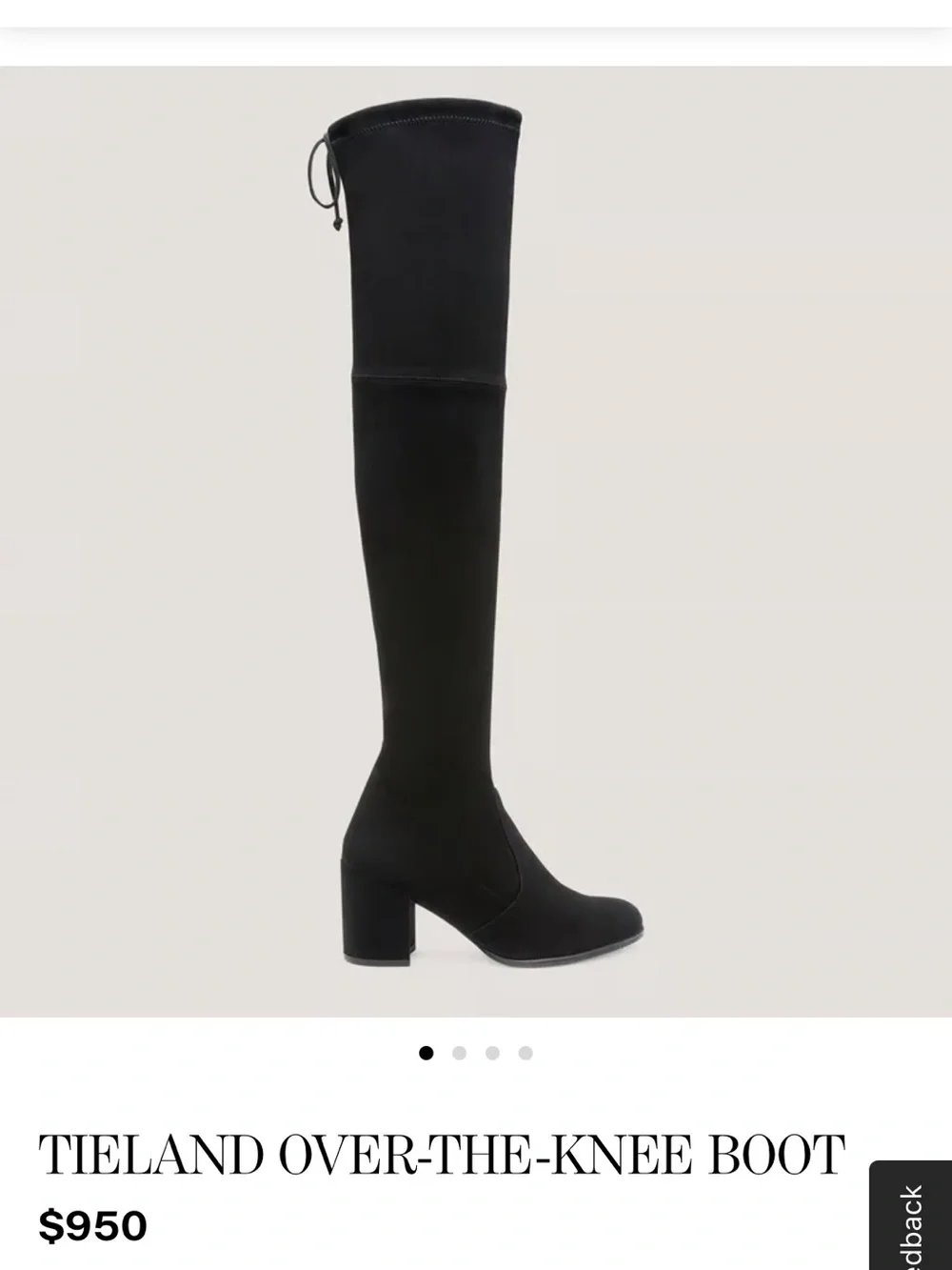 Never Worn Stuart Weitzman Tieland Over-the-Knee Boots Size 7